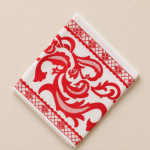 SERVILLETA POLLERA - Rojo