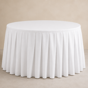 MANTEL CLASICO R - Blanco Rucha 60"