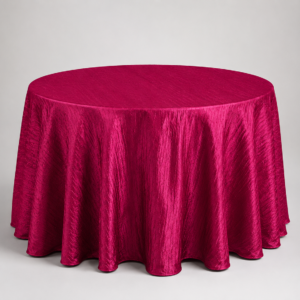 MANTEL DAHLIA - Fucsia Corrugado 60"