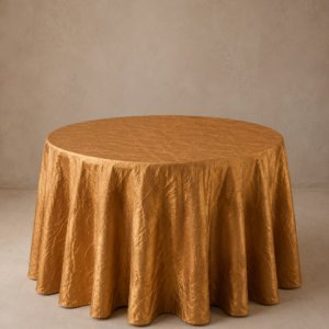 MANTEL AMBAR - Ocre Corrugado 60"