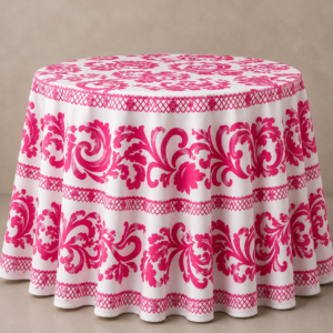 MANTEL POLLERA - Fucsia 60"