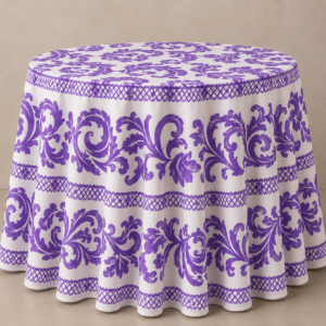 MANTEL POLLERA - Morado 60"