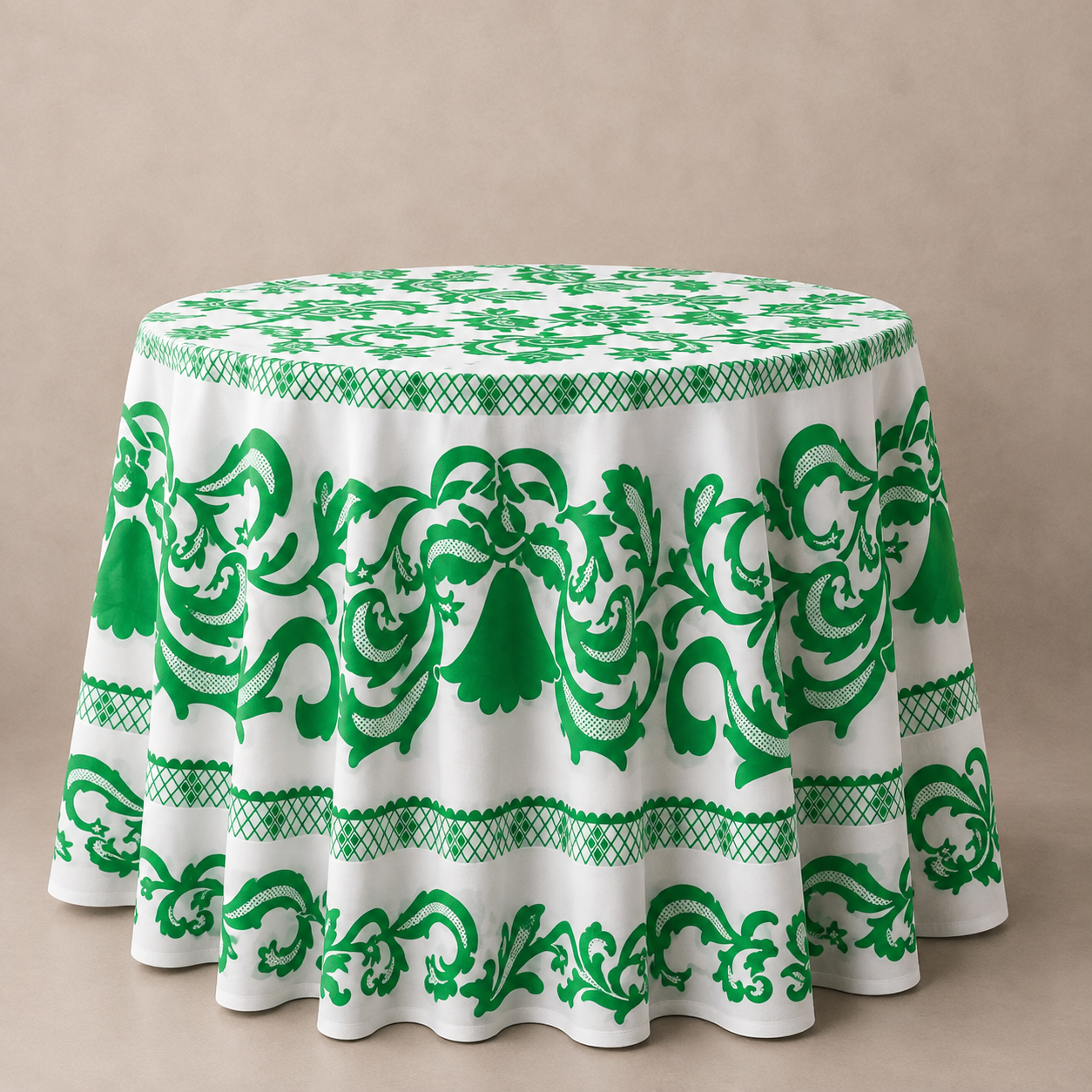 mantel-redondo-de-60-pollera-verde-bosque