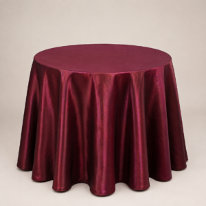 MANTEL BORGOÑA - Rojo Vino Tornasol 60"