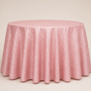 MANTEL BLUSH - Rosa Corrugado 60"
