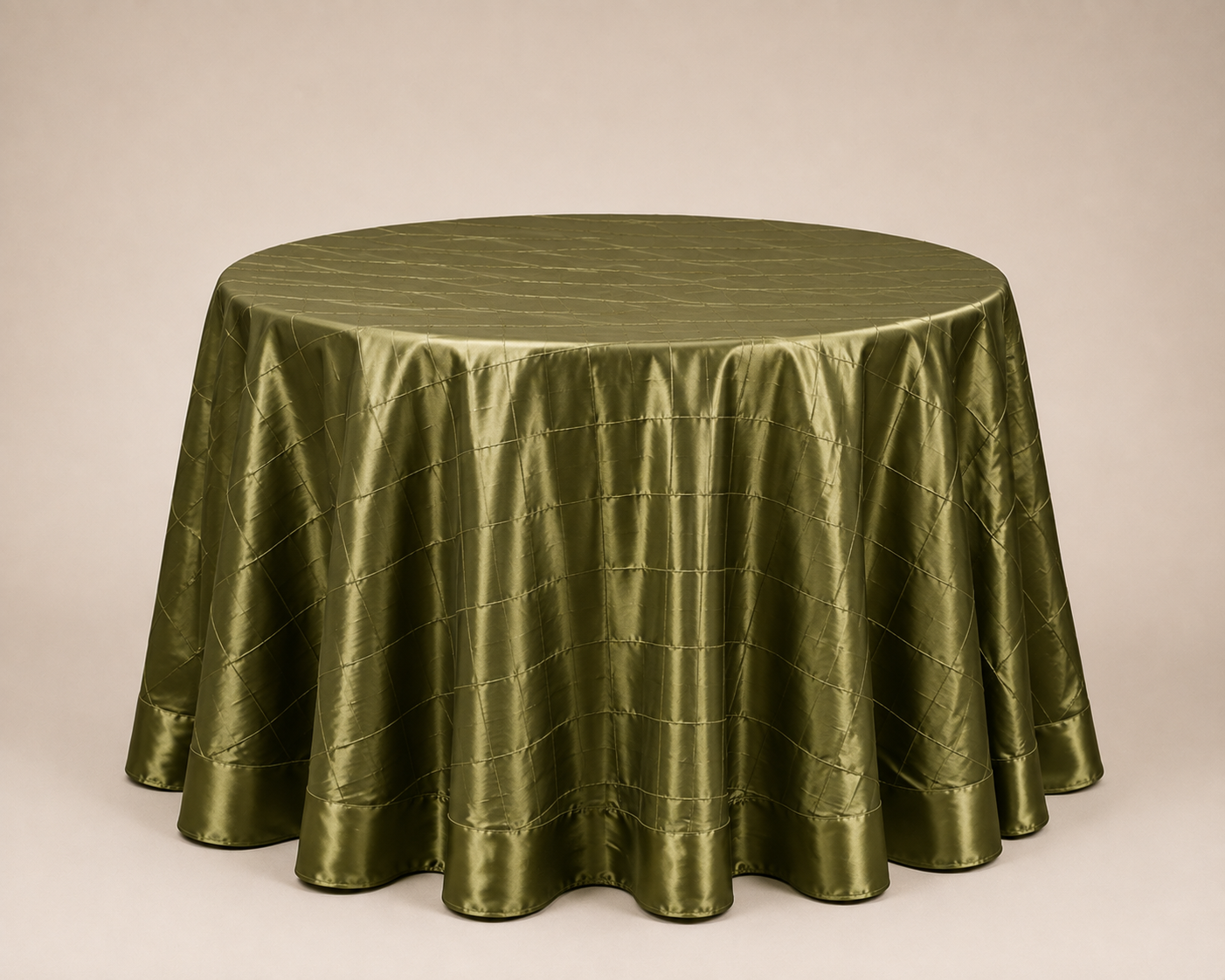 mantel-redondo-de-60-satinado-tafetan-verde-oliva-cuadro