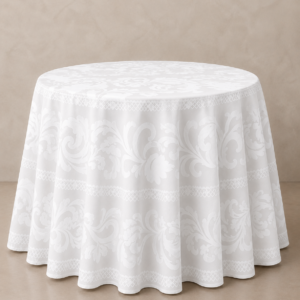 MANTEL POLLERA - Blanco 60"