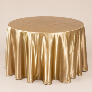 MANTEL SATIN - Satinado Dorado 72"