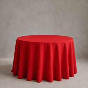 MANTEL SAN VALENTIN  - Rojo 48"
