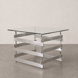 MESA DE CENTRO EVA - Plateada