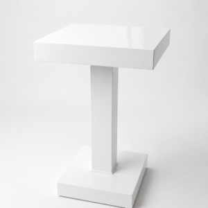 MESA COCTELERA CLARA - Blanca