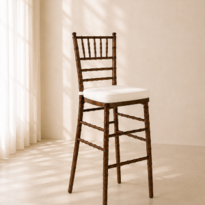 SILLA COCTELERA TIFFANY - Marrón