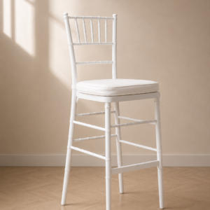 SILLA COCTELERA TIFFANY - Blanca