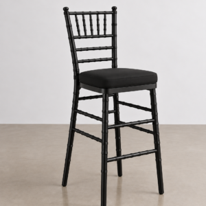 SILLA COCTELERA TIFFANY - Negra