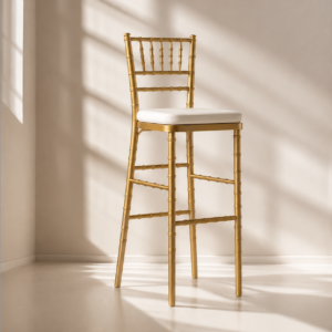 SILLA COCTELERA TIFFANY - Dorada