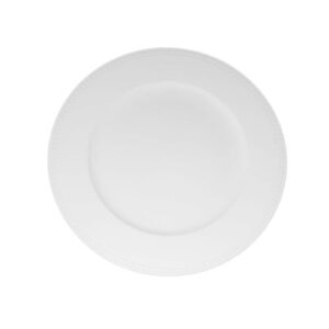 PLATO COCTEL PERLA - Blanco Borde Perlado