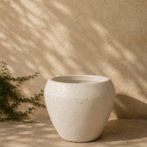 POTE DECORATIVO CAPRI - Blanco