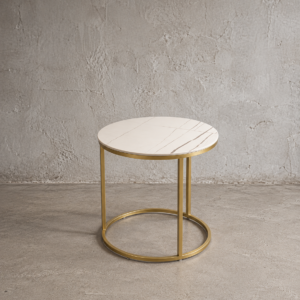 MESA DE CENTRO CALACATTA - Mármol Dorado